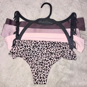 NEW Marilyn Monroe 4 Thong Set Pink and Purple